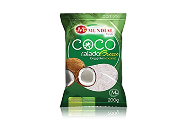 MY BRASIL MERCADO -  Coco ralado grosso Mundial 200g. 1