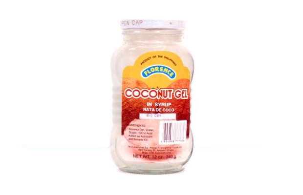 MY BRASIL MERCADO -  Florence nata de coco white (coconut gel) 340g. 1