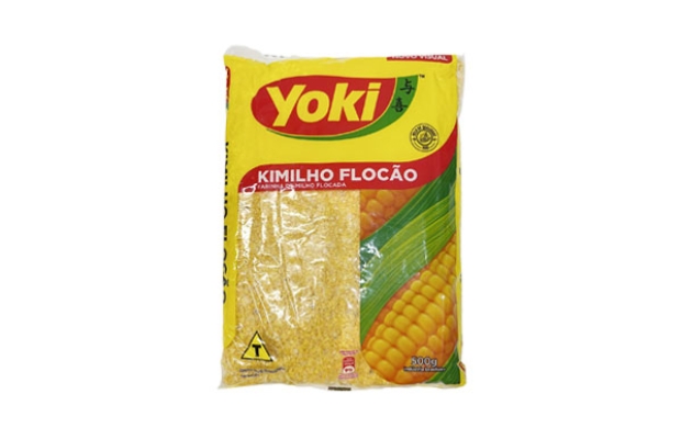 MY BRASIL MERCADO -  Farinha de milho flocada Kimilho Yoki 500g. 1