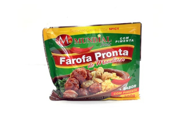 MY BRASIL MERCADO -  Farofa pronta  c/pimenta Mundial 300g 1