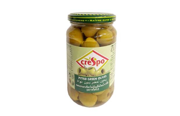 MY BRASIL MERCADO -  Azeitona sem caroço (Pitted Green Olives) Crespo 333g 1