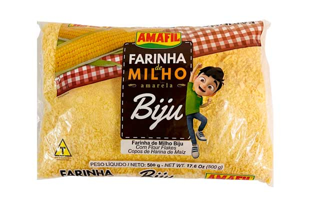 MY BRASIL MERCADO -  Farinha de milho biju Amafil 500g 1