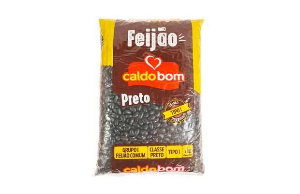MY BRASIL MERCADO -  Feijão preto Caldo Bom 1kg 1