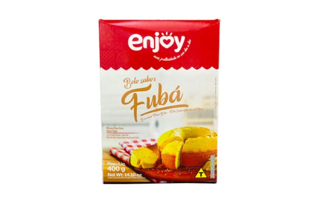 MY BRASIL MERCADO -  Mistura para Bolo sabor fubá Enjoy 400g 1