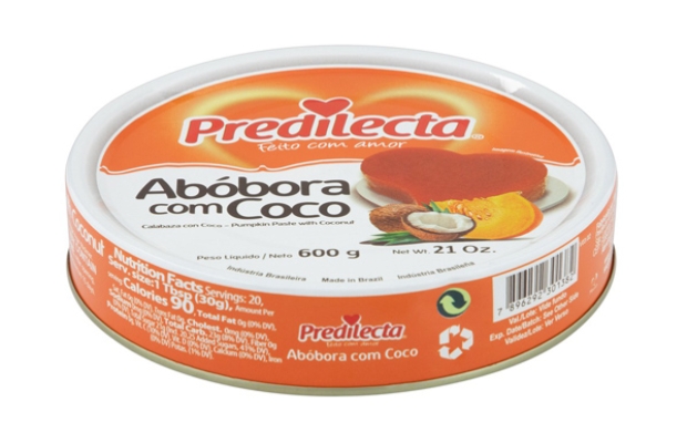 MY BRASIL MERCADO -  Abóbora com Coco Predilecta 600g 1