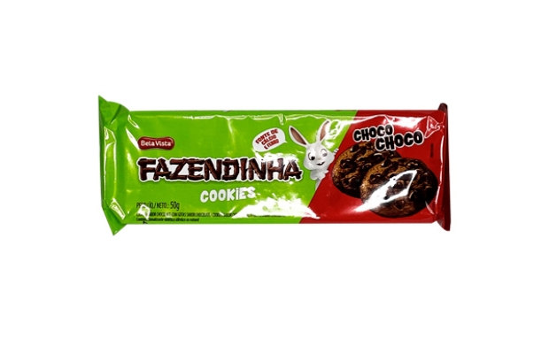 MY BRASIL MERCADO -  Cookies Chocolate Gotas Chocolate Fazendinha 50g 1