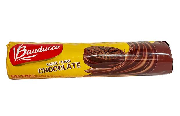 MY BRASIL MERCADO -  Biscoito recheado sabor chocolate Bauducco 125g 1