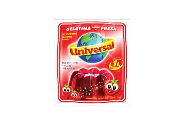 MY BRASIL MERCADO -  Gelatina Universal sabor fresa rinde 1L. 100g.  1