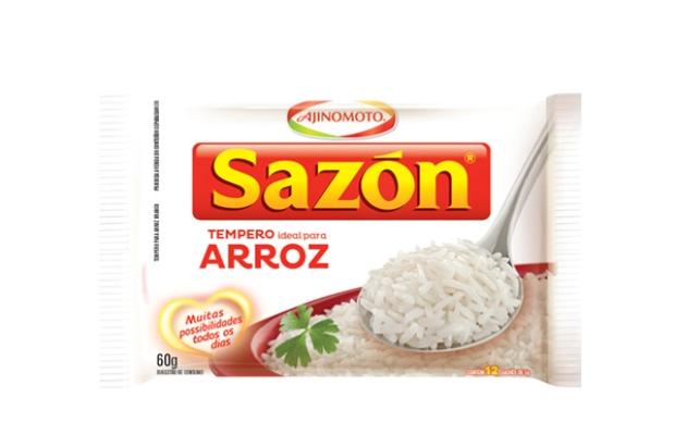 MY BRASIL MERCADO -  Tempero Sazón para arroz branco 60g.  1