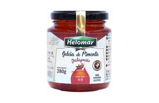 MY BRASIL MERCADO -  Geleia Pimenta Jalapeno 280g Helomar 1