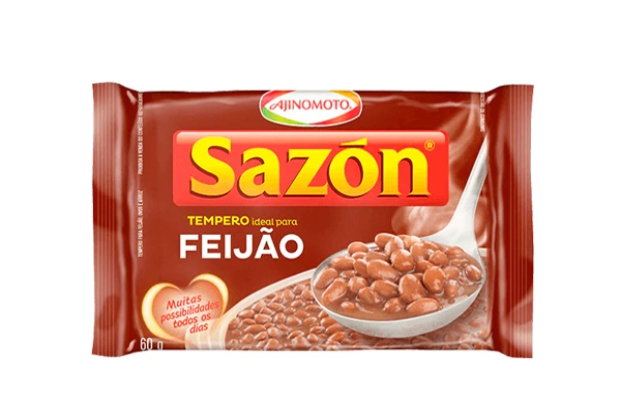 MY BRASIL MERCADO -  Tempero Sazón para feijão 60g. 1