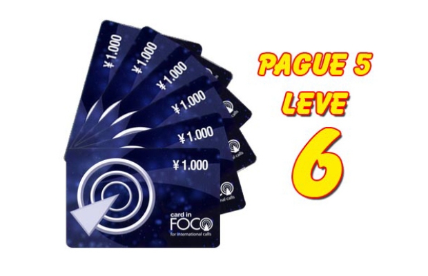 MY BRASIL MERCADO -  Cartão telefônico Foco card KIT com 6 unidades 1