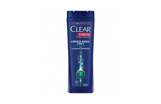 MY BRASIL MERCADO -  Shampoo anticaspa clear for men limpeza diária 2 em 1 200ml 1