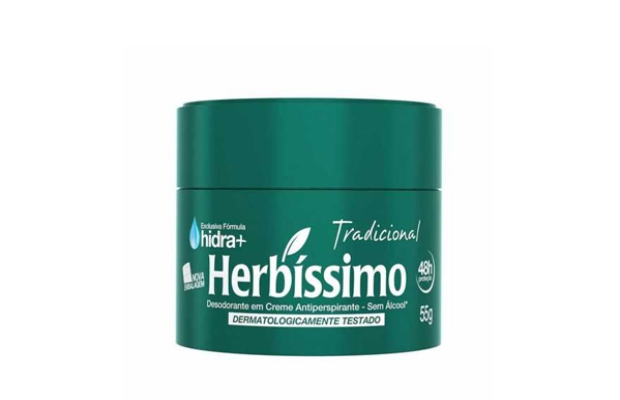 MY BRASIL MERCADO -  Desodorante em creme Herbíssimo Tradicional sem Álcool 1