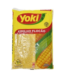 Farinha de milho flocada Kimilho Yoki 500g.