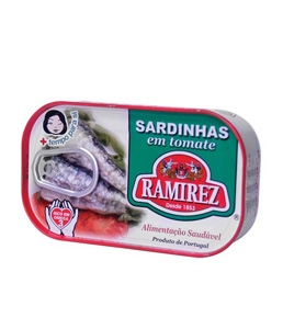 Sardinhas em tomate Ramirez 125g.