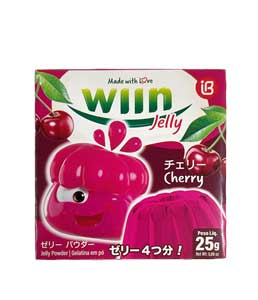 Gelatina sabor cherry Wiin 25g