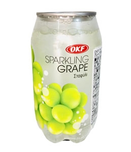 Suco (sparkling grape) sabor uva OKF 350ml