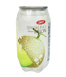 Suco (sparkling melon) sabor melão OKF 350ml