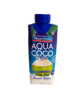 Água de coco orgânico Pinoys Foods 330ml
