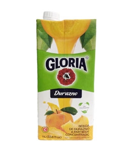 Suco Gloria - Pêssego (durazno) 1L.