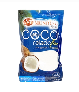Coco ralado fino Mundial 200g.