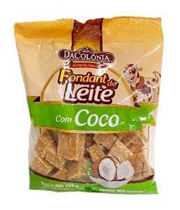 Fondant de leite com coco Da Colônia 160g