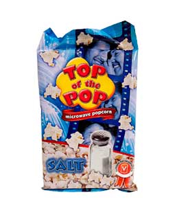 Popcorn salt (Pipoca) para microndas top of the pop 100g.
