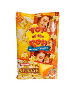 Popcorn cheese (Pipoca) para microndas top of the pop 100g.