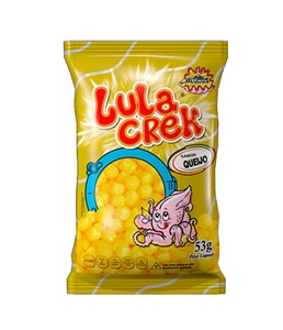 Salgadinhos Lula Crek sabor Queijo 53g