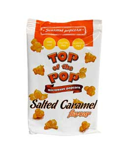 Popcorn caramelo (pipoca para microondas Top of the pop 100g)