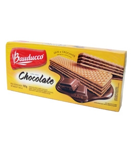 Wafer Bauducco sabor chocolate 165g