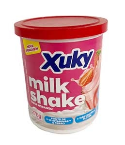 Milkshake mix morango xuky em pó Bretzke 270g