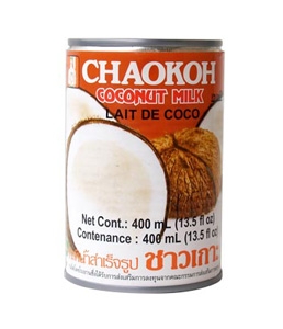Leite de coco Chaokoh 400ml.