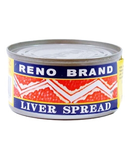Reno brand liver spread 85g.