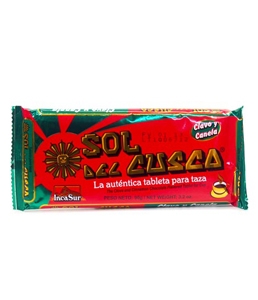 Chocolate de taza Sol del Cusco c/ clavo y canela 90g. 
