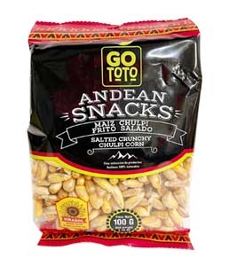 Go ToTo Andean snacks (maíz chulpe frito) 100g