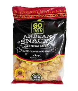 Go ToTo Andean snacks (Habas fritas saladas) 100g
