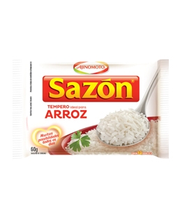 Tempero Sazón para arroz branco 60g. 