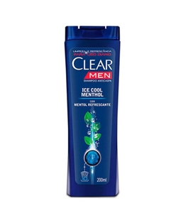 Shampoo anticaspa clear for men Ice cool Menthol 200ml