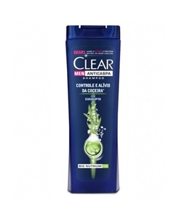 Shampoo anticaspa Clear Men controle da coceira 200ml